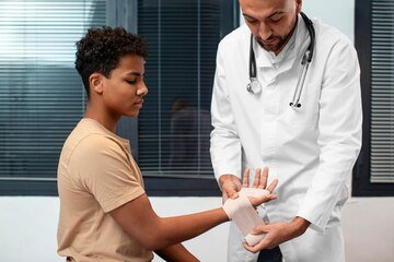 doctor-taking-care-afro-american-child_23-2151159898